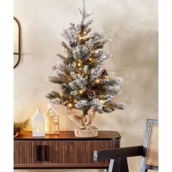 Kunstig Snødekket Juletre Maligne