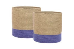 Kurver-Kurv Bulanik sett av 2 Beige, naturlig, lilla Beige,Natur,Lilla