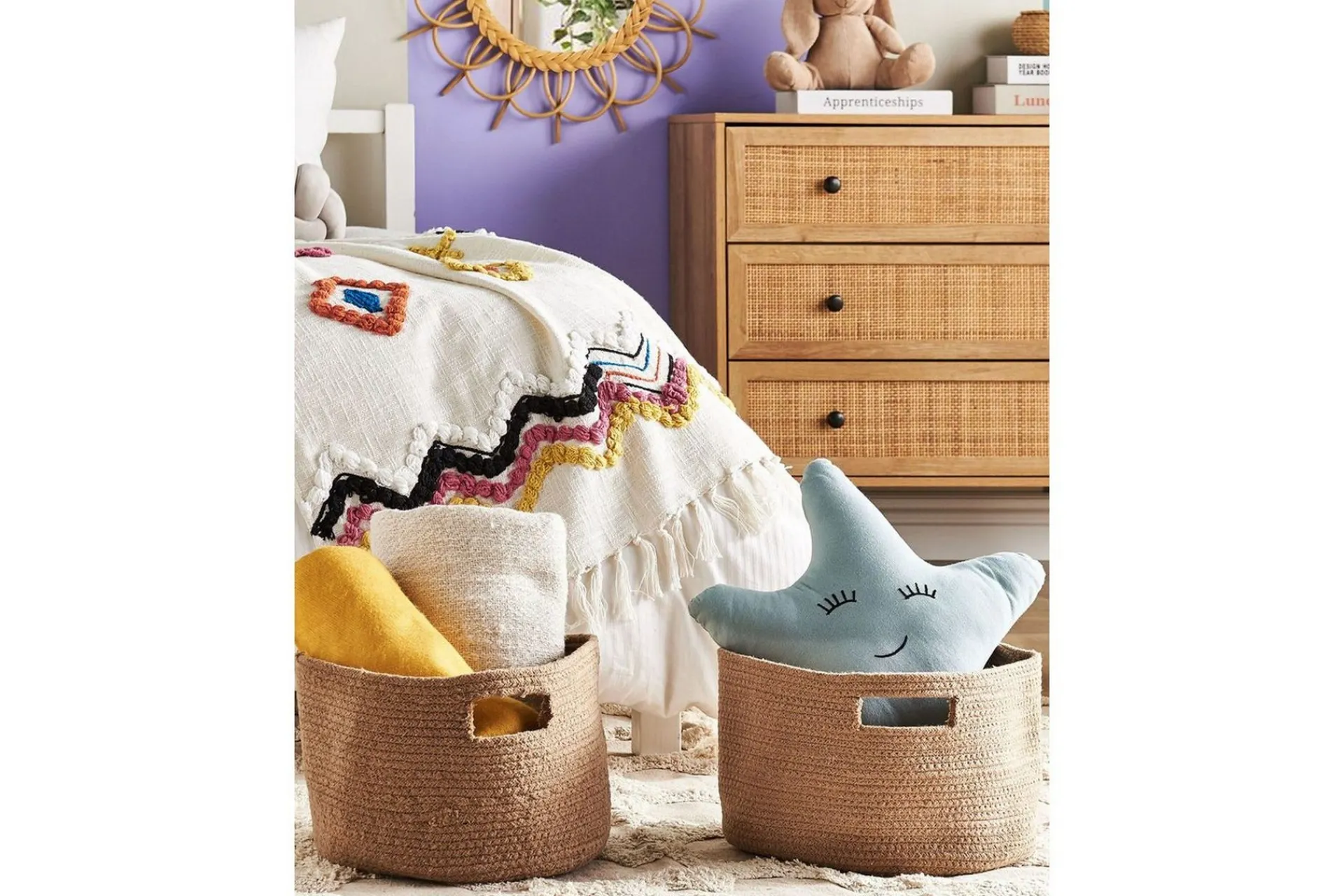 Kurver-Kurv Chiniot sett av 2 Beige/naturlig Beige,Natur
