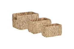 Kurver-Kurv Hanoi sett av 3 Beige,Natur
