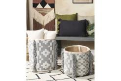Kurver-Kurv Kalai sett av 2 Grey,Offwhite