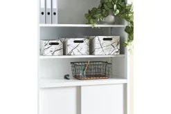Kurver-Kurv Larsa sett med 3 Hvit/Svart Hvit,Svart
