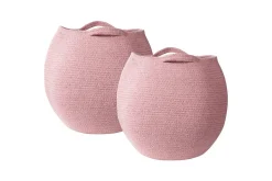Kurver-Kurv Panjgur sett av 2 Rosa Rose