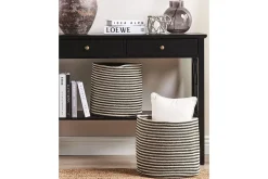 Kurver-Kurv Yerkoy sett med 2 Beige,Svart