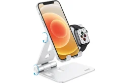 Oppbevaringsstativ-Ladestativ Desire2 for Apple Watch Sølv