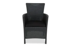 Comfort Garden Solstolpute|Komplette Putesett-Lady Sittepute Svart