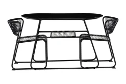 Comfort Garden Lamborg Cafésett 120 cm Oval + 2 stoler