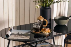 Comfort Garden Lamborg Cafésett 120 cm Oval + 2 stoler