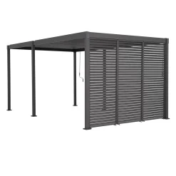 Lamellvegg til paviljong HOME4YOU Mirador-80/88, Mørkegrå