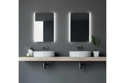 Baderomsspeil Med Belysning|Baderom-Lannabruk Baderomsspeil 70 cm LED-Lys