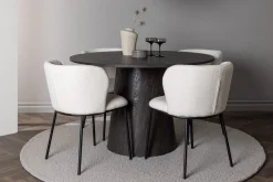 Venture Home Lanzo Matgruppe 120 cm Rund med 4 Edina Stoler