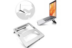 Oppbevaringsstativ-Laptopstativ Desire2 Bærbar Sølv