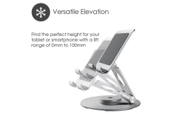 Oppbevaringsstativ-Laptopstativ Desire2 Dual Pivot 360 Sølv