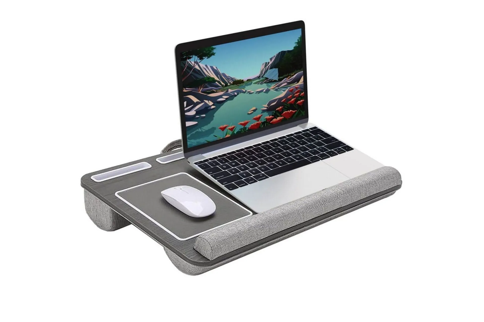 Laptopstativ for knærne Desire2 Grå