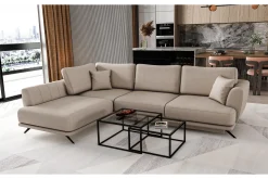 Larde Sofa med sjeselong Venstre