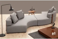 Hjørnesofa-Lasalle Sofa 4-seters Grey