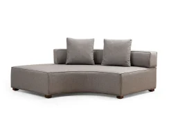 Hjørnesofa-Lasalle Svängd Sofa 6-seters Grey