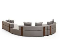 Hjørnesofa-Lasalle Svängd Sofa 6-seters Grey