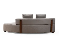 Hjørnesofa-Lasalle Svängd Sofa 6-seters Grey