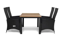 Comfort Garden Las Vegas Spisegruppe 152-210+4 Jenny Regulerbare Stoler