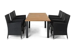 Comfort Garden Las Vegas Spisegruppe 152-210+6 Thor Lyx Stoler