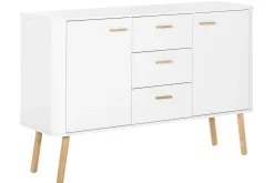 Sideboard & Skjenker-Lausanne Sideboard 136x40 cm Natur,Hvit