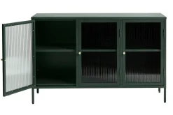 Sideboard & Skjenker-Lazarus Sideboard 3 delar 132 cm Grønn