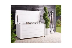 Låda Beliani Campalto Brun, 123x60x60 cm White