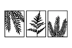Leaf Pieces Veggdekor