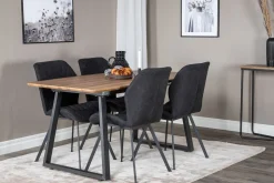 Venture Home Leah Forlengningsbar bord med 4 Sumoas Spisestoler