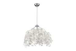 Trio Lighting Kjøkkenlampe|Taklampe-Leavy Pendellampe 38 cm 1xE27 Hvit