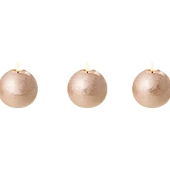 Julepynt & Juledekorasjon-LED-lys Ambrosia Sett med 3 Gull