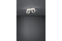 Spotlights & Downlights-LED-spotlight Eglo Albariza Hvit 2 Lamper Hvit,Krom
