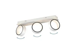Eglo LED-spotlight Albariza Hvit 3 lamper