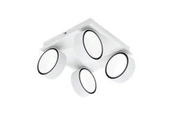 Eglo LED-spotlight Albariza Hvit 4 Lamper