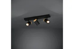 Eglo LED-spotlight Cartagena Svart/Tre 3 lamper