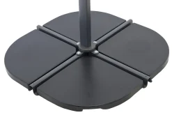 Venture Home Parasoller-Leeds Parasollfotvekt 47x47 cm 1 Del Svart
