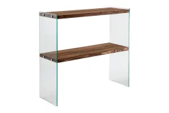 Gangbord|Avlastningsbord-Legenrisk Avlastningsbord 90 cm Valnöt