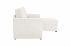 Basic Home Sovesofaer-Leia 3-seters vendbar sovesofa med sjeselong og oppbevaring Beige