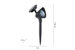 Markbelysning|Entré-Leku-Sol Just Light Gulvlampe Svart