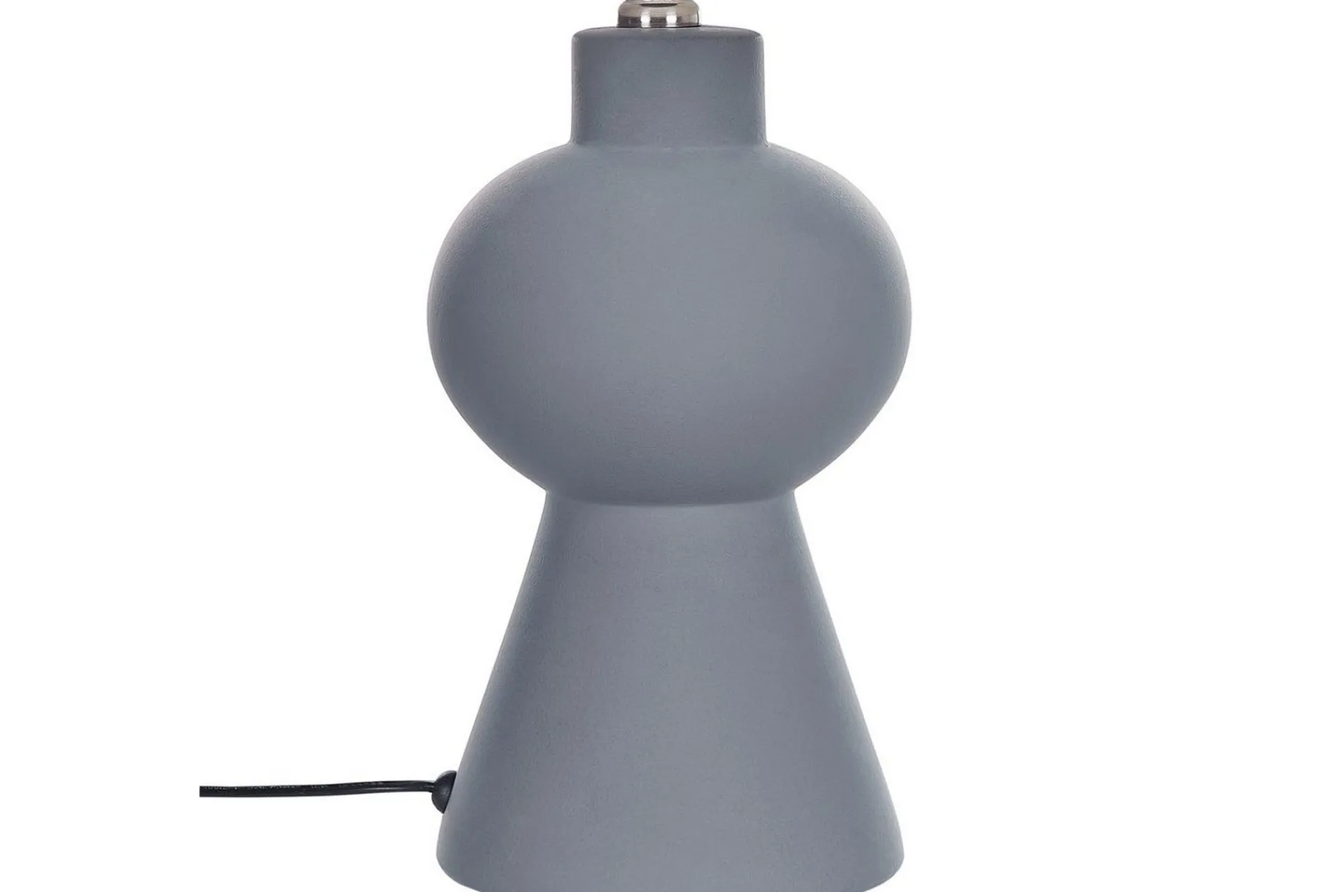 Nattbordslampe|Bordlampe-Lemiros Bordlampe 48 cm E27 Grey,Hvit