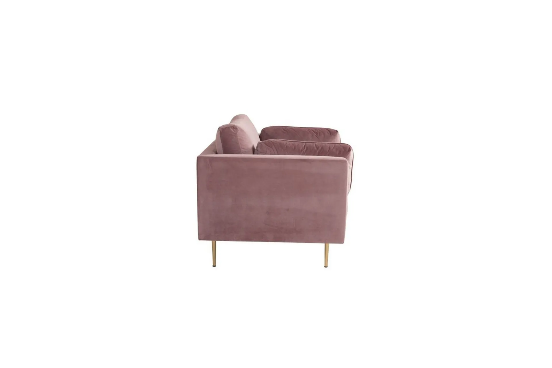 Venture Home Lenestol Boom Fløyel Rosa