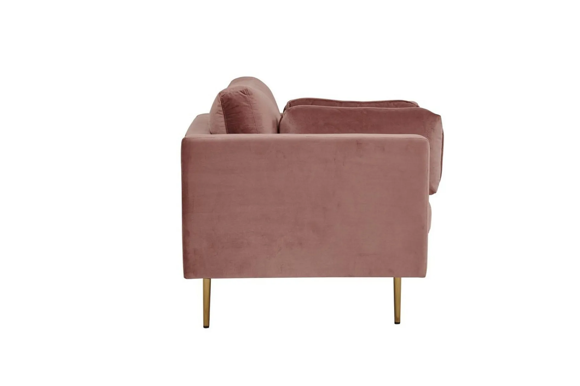 Venture Home Lenestol Boom Fløyel Rosa