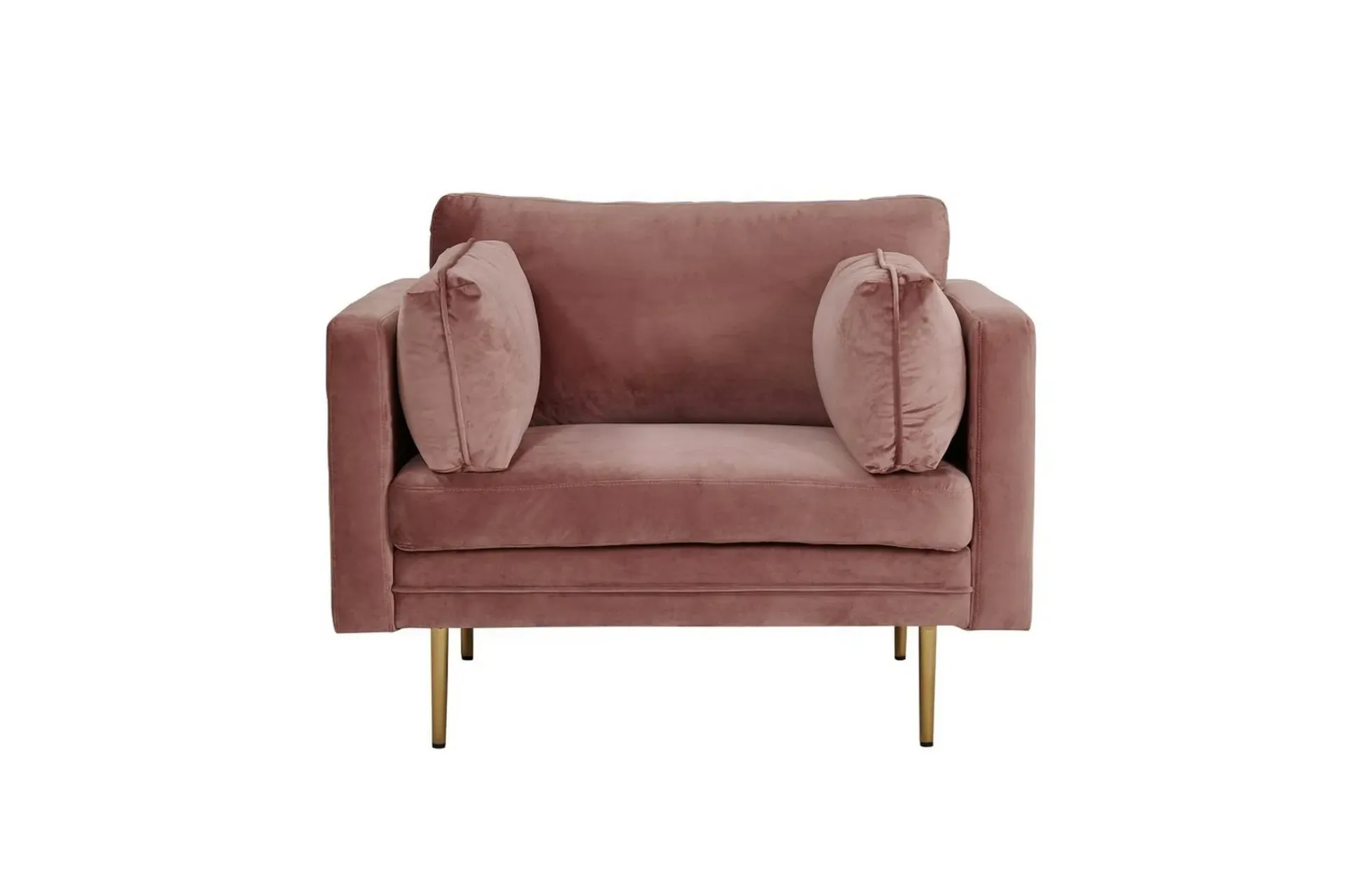 Venture Home Lenestol Boom Fløyel Rosa