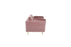 Venture Home Lenestol Boom Fløyel Rosa