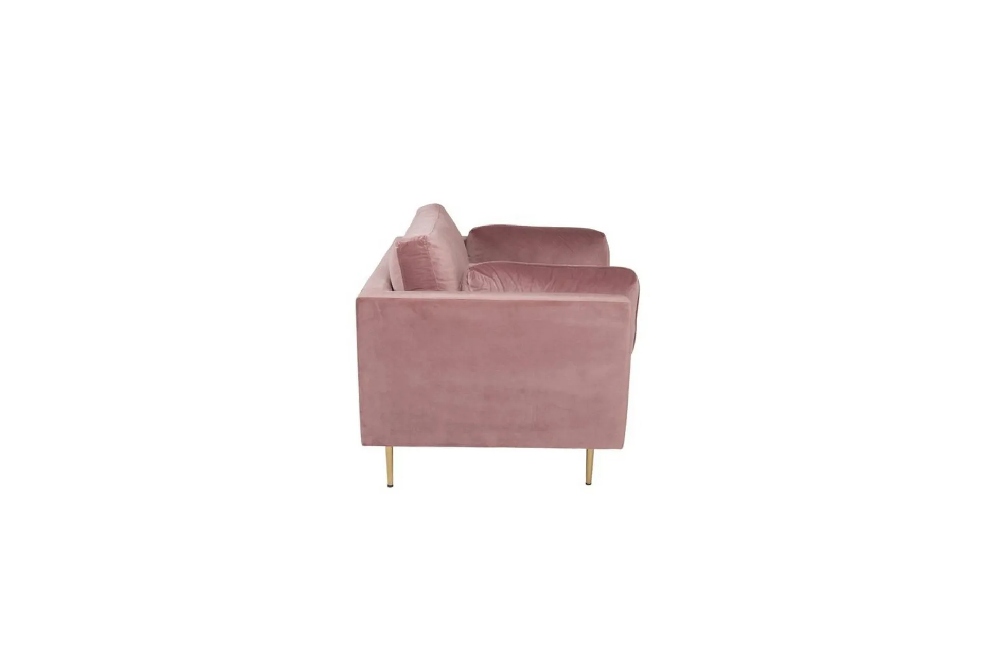 Venture Home Lenestol Boom Fløyel Rosa