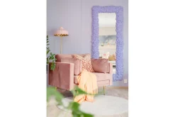 Venture Home Lenestol Boom Fløyel Rosa