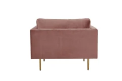 Venture Home Lenestol Boom Fløyel Rosa