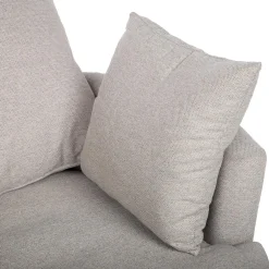 Utelenestoler|Loungemøbler Salg-Lenestol HOME4YOU Fluffy svingbar 110x105x65/86 cm Lys grå
