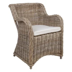 Lenestoler-Lenestol HOME4YOU Katalina 62x62x83 cm naturlig rotting beige